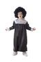 Creaciones Llopis T-1 Déguisement enfant Gospel Argent - Tunique noire - Taille 3 à 5 ans