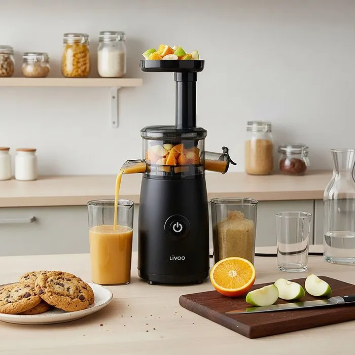 Livoo DOD215N Extracteur de jus compact