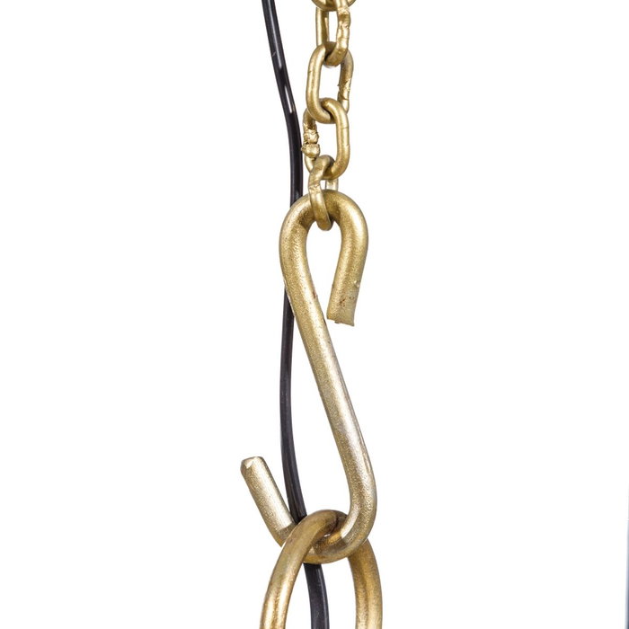 BigBuy Home Suspension Bronze Verre Fer