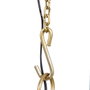 BigBuy Home Suspension Bronze Verre Fer