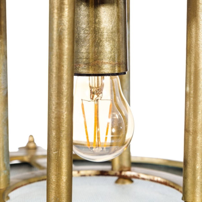 BigBuy Home Suspension Bronze Verre Fer