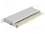 DELOCK Panneau de brassage Cat 6a, 8 ports RJ45, Rack 10 pouces