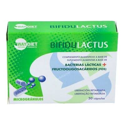 WAYDIET NATURAL PRODUCTS BIFIDULACTUS 30 capsules WAYDIET NATURAL PRODUCTS BIFIDULACTUS 30 capsules