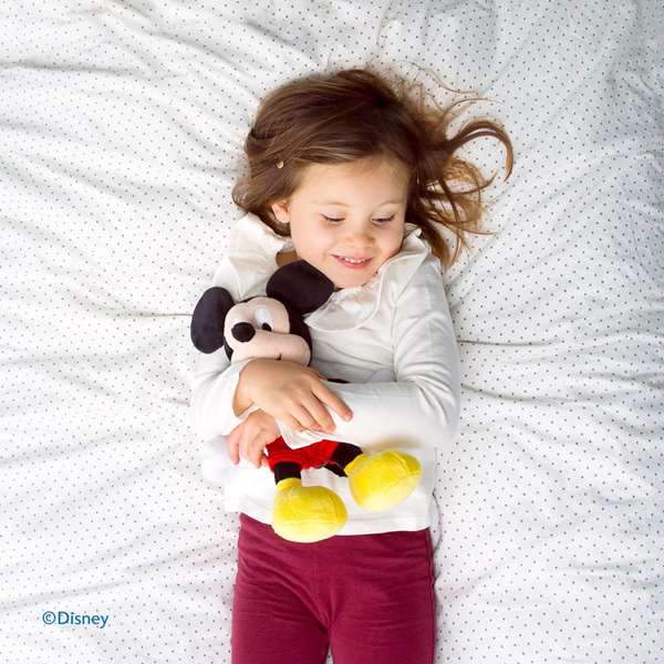 Smoby Peluche Mickey 35 cm en Peluche Textile - Langue d'Emballage Espagnol et Portugais