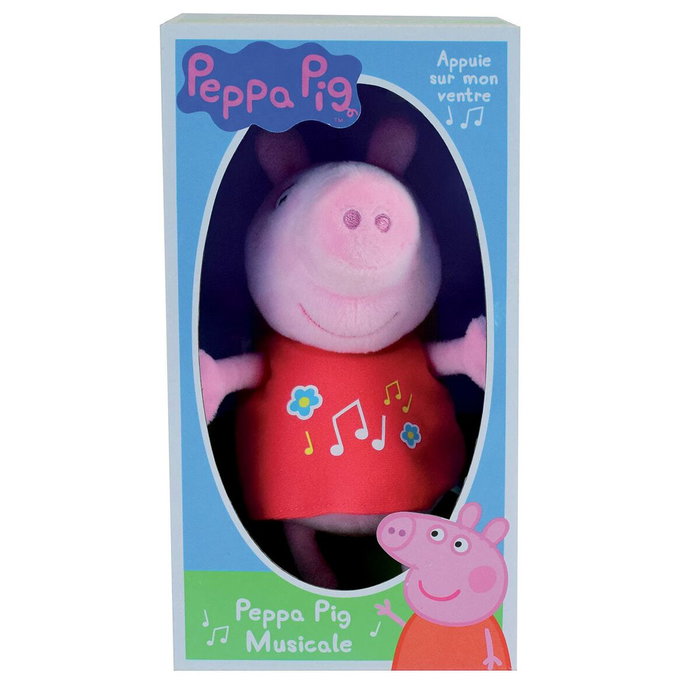 Jemini Peluche musicale Peppa Pig ± 20 cm