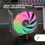 Ventilateur CPU Mars Gaming MCPUX5ARGBW