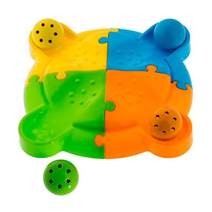 Chicco Super Tour Apilable Tour d'empilage avec 6 gobelets transparents colorés et 4 balles pour bébé +6 mois Jouet d'éveil