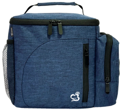 Marbueno 10559A Glacière Polyster Bleu 21x21x14 cm pour Camping et Plage