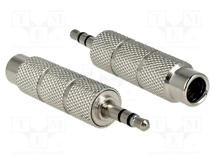 DELOCK Adaptateur Jack 3,5mm 3pin vers Jack 6,35mm 3pin DELOCK Adaptateur Jack 3,5mm 3pin vers Jack 6,35mm 3pin