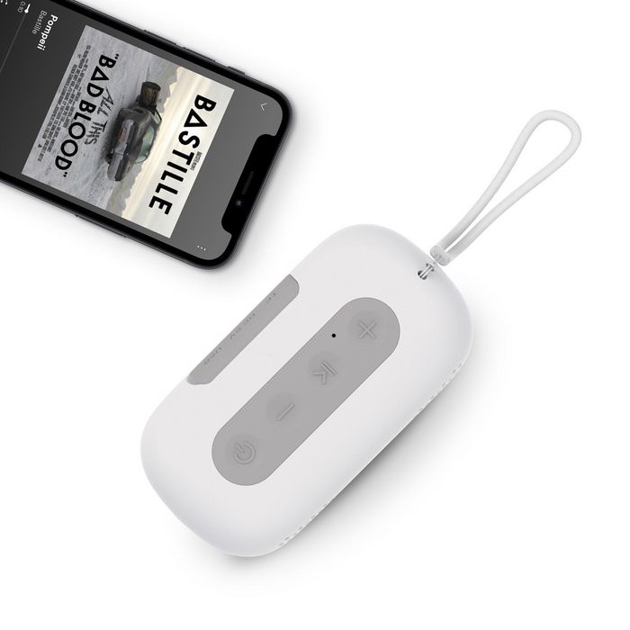 Veho MZ-4 - Haut-parleur Bluetooth Portable Compact 5W avec PBE - Micro intégré, Fonction TWS, Autonomie 26h