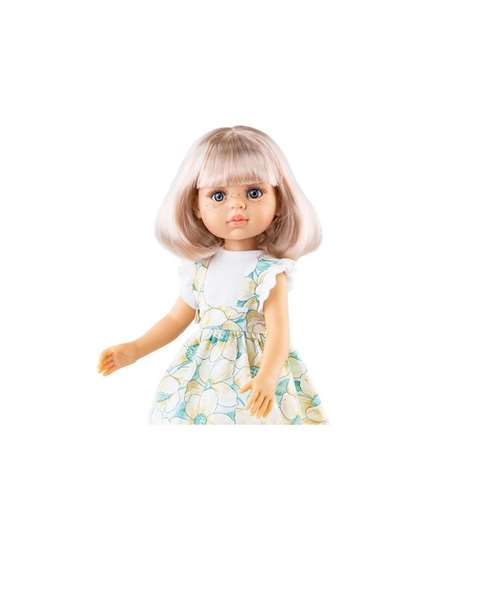 Paola Reina Muñeca Rosa - Poupée rose 32 cm pour enfant à partir de 3 ans, matériau PVC & polyester