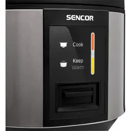 Sencor SRM 1890SS - Cuiseur à riz automatique 1,8 L, acier inoxydable, 700-830 W, chaleur uniforme, maintien au chaud 6 h