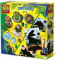 SES Creative Kit de loisirs créatifs 2 en 1 Dinosaures - Moulage, peinture et scratch