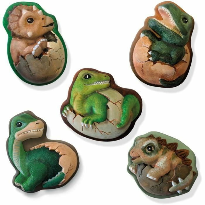 SES Creative Kit de loisirs créatifs 2 en 1 Dinosaures - Moulage, peinture et scratch SES Creative Kit de loisirs créatifs 2 en 1 Dinosaures - Moulage, peinture et scratch