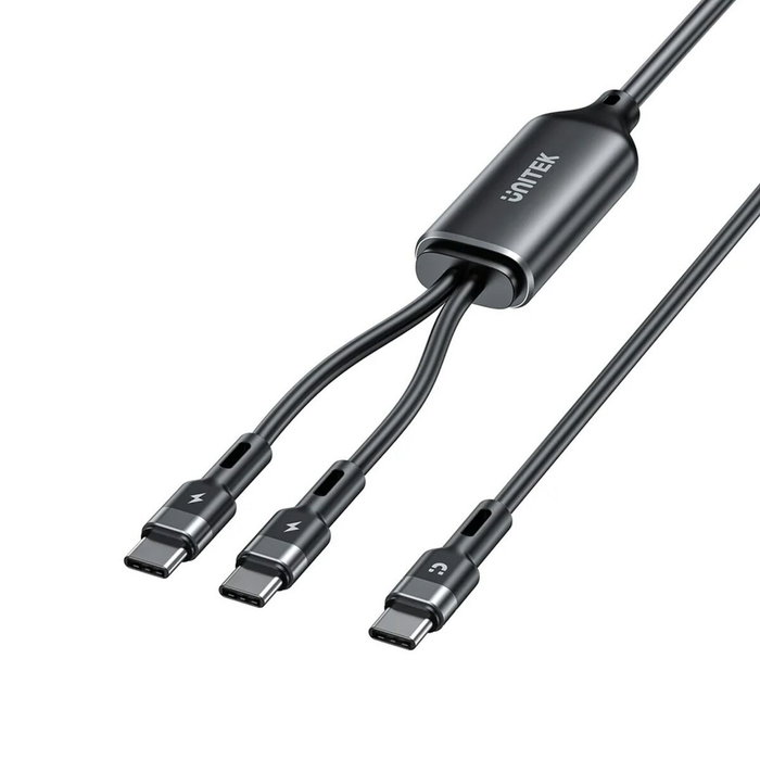Unitek Câble USB-C C14146ABK01-1.8M Noir 1,8 m