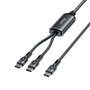 Unitek Câble USB-C C14146ABK01-1.8M Noir 1,8 m