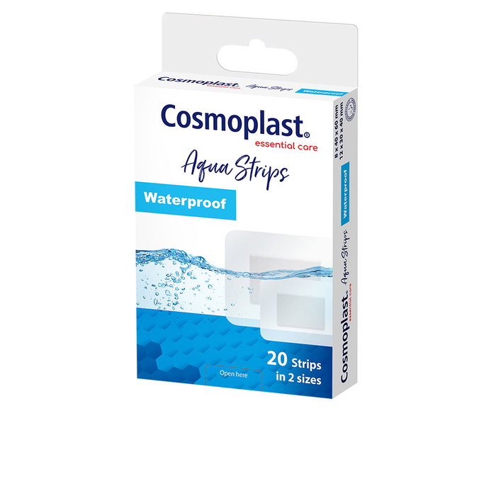 Cosmoplast Pansements Imperméables Grands Blancs Résistants à l'eau 20 Unités Cosmoplast Pansements Imperméables Grands Blancs Résistants à l'eau 20 Unités