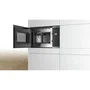 Bosch Micro-ondes encastrable Série 6 BFL554MS0 Noir / Inox