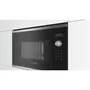 Bosch Micro-ondes encastrable Série 6 BFL554MS0 Noir / Inox