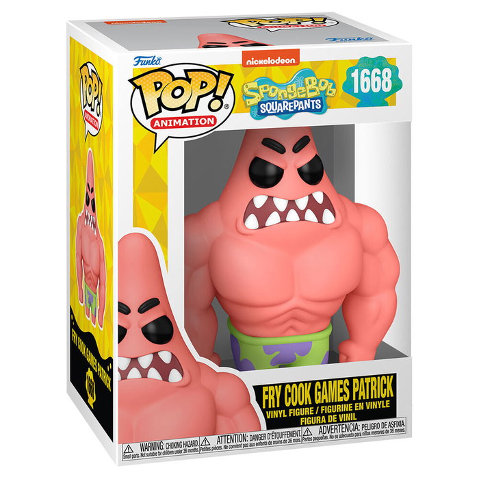 FUNKO Figura POP Bob Esponja Fry Cook Game Patrick