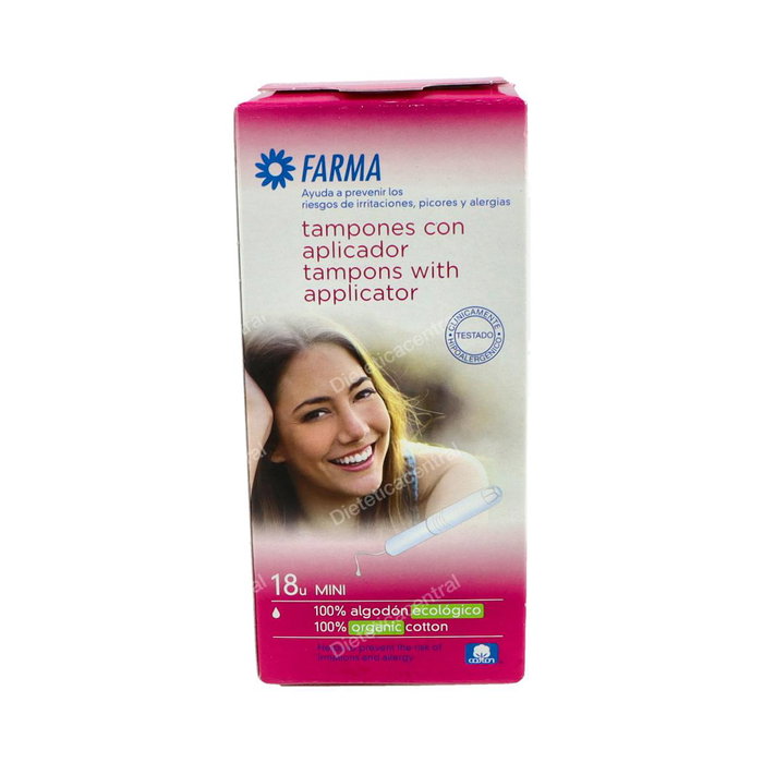 FARMACOMFORT Tampon Algod Mini 18 U FARMACOMFORT Tampon Algod Mini 18 U