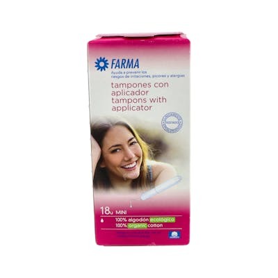Farmaconfort Tampon Algodon Mini 18 Unités Farmaconfort Tampon Algodon Mini 18 Unités