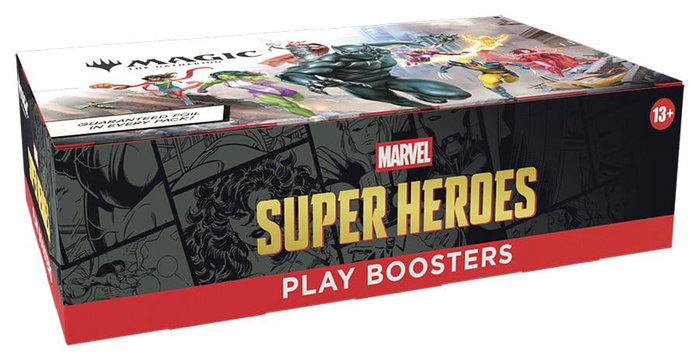 Wizards of the Coast Magic the Gathering Marvel Super Heroes Présentoir de 30 Boosters (Anglais) Wizards of the Coast Magic the Gathering Marvel Super Heroes Présentoir de 30 Boosters (Anglais)