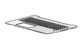 HP Clavier de remplacement pour ProBook 450 G6 Argent/Noir