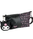 Cerdá Sac à bandoulière Kuromi Hello Kitty Noir