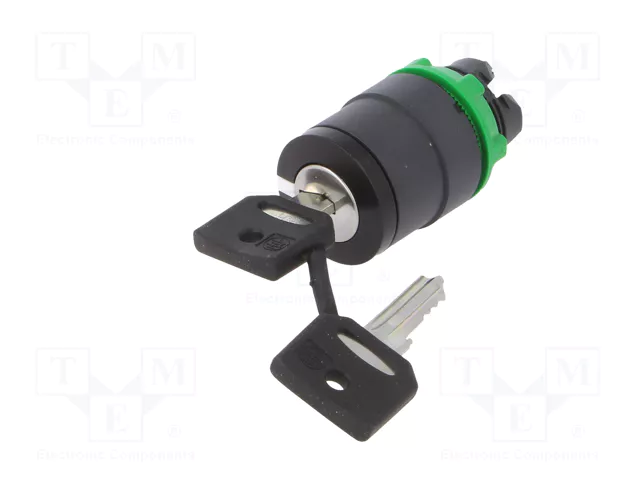 SCHNEIDER ELECTRIC Commutateur rotatif avec clé Harmony XB5 22mm Noir