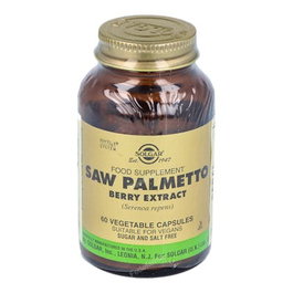 SOLGAR SABAL-baya (Saw Palmetto) 60 capsules végétales