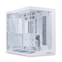 Lian Li Boîtier PC Gaming O11D Mini V2 Blanc Tour ATX Verre Trempé Aluminium