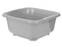 Arte Regal Barreño Cuadrado Gris 11 L avec Bouchon 35x16x34 cm (Set de 12)
