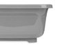 Arte Regal Barreño Cuadrado Gris 11 L avec Bouchon 35x16x34 cm (Set de 12)
