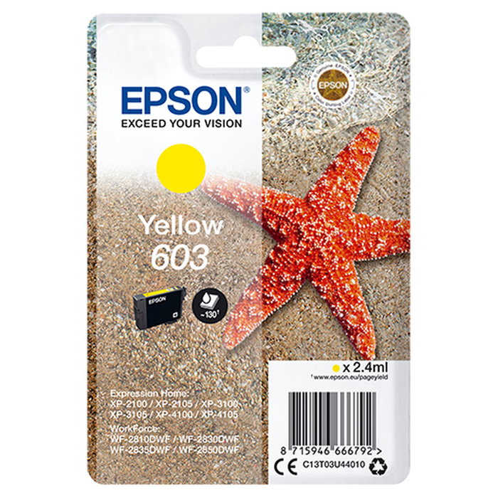 Epson 603 Jaune Epson 603 Jaune