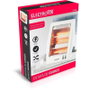 Thulos ET-QH02 Radiateur électrique 400W 800W, 2 niveaux de température, sécurité anti-basculement 8436568810843