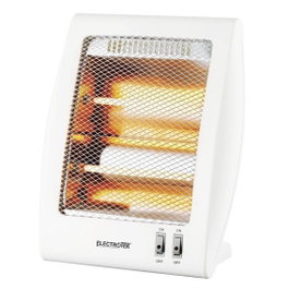 Thulos ET-QH02 Radiateur électrique 400W 800W, 2 niveaux de température, sécurité anti-basculement 8436568810843