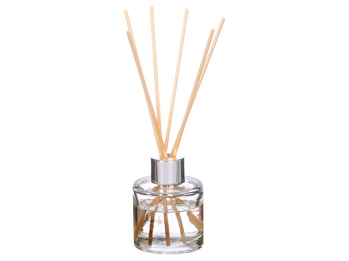 Acorde Mikado Algodon 30 ml Parfum d'Intérieur Verre Bois Blanc 7,5x20x5 cm (Set de 24)