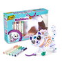 Crayola Washimals Jumbo Pets La Gran Gata Jenny 74-7518 - Jouet à colorier et laver, figurine chat géante avec marqueurs et brosse, pour enfants 3 ans et plus