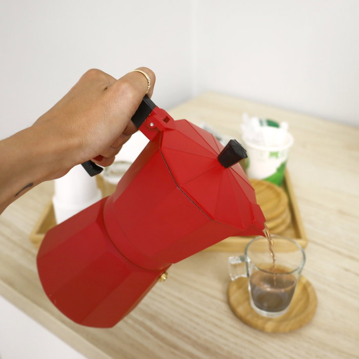 Väline Cafetière Kalossi 9 tasses Rouge Väline Cafetière Kalossi 9 tasses Rouge