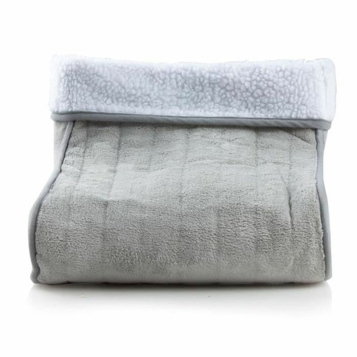 Domo Chauffe-pieds Chancelière Gris - 3 niveaux de chaleur