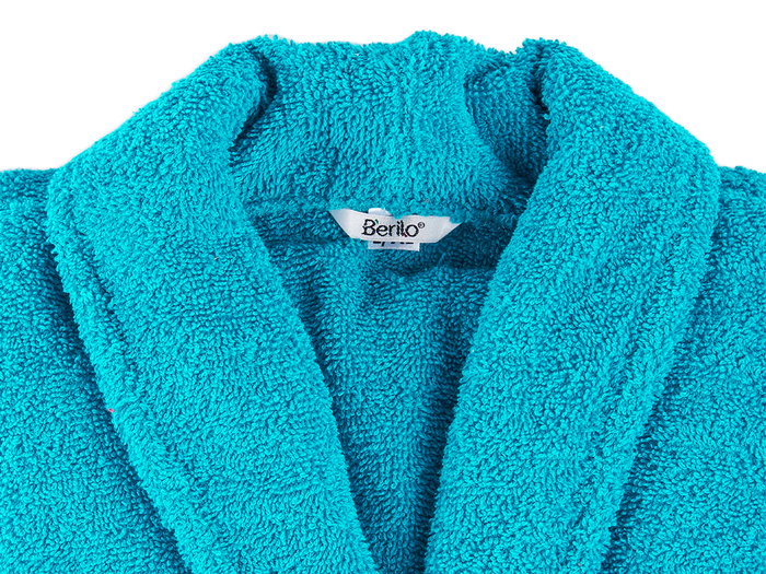 Berilo Peignoir Bleu 500g Taille M/L 100% Coton 152 x 110 cm (Set de 6) Berilo Peignoir Bleu 500g Taille M/L 100% Coton 152 x 110 cm (Set de 6)