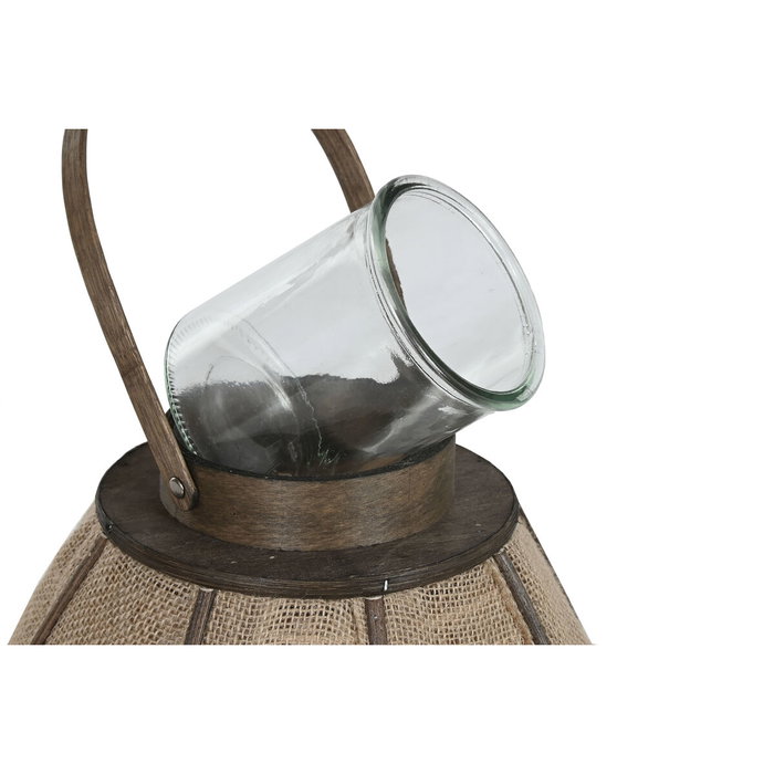 Bougeoir Home ESPRIT Naturel Jute Bambou 37 x 37 x 70 cm Bougeoir Home ESPRIT Naturel Jute Bambou 37 x 37 x 70 cm