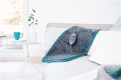 Beurer HK-123-XXL-NORDIC 2023 Coussin électrique de massage à chaleur douce 30x60 cm - Tissu ultra doux, lavable, chauffe rapide pour douleurs musculaires