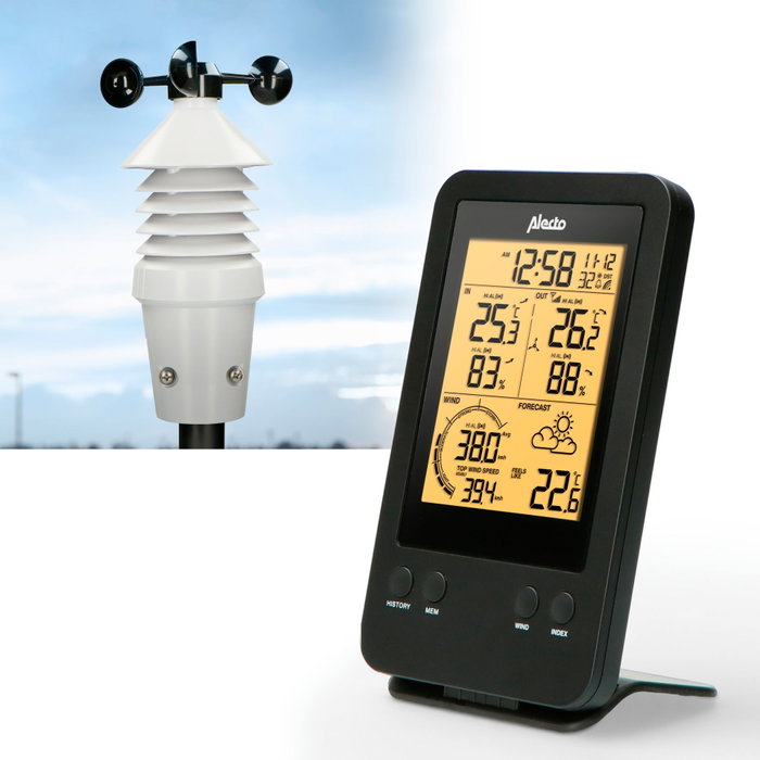 Alecto WS-3400 Station météo professionnelle avec capteur sans fil