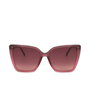 Jimmy Choo Lunettes de soleil femme LESSIE/S - Monture acétate silhouette œil-de-chat - Verres 56 mm, pont 18 mm, branches 145 mm