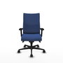 Piqueras Y Crespo Silla Albacete confidente avec mécanisme Sincro, Bleu marine