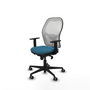 Piqueras y Crespo Chaise de Bureau 1D036G0 Blanc Vert pétrole