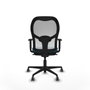 Piqueras y Crespo Chaise de Bureau 1D036G0 Blanc Vert pétrole