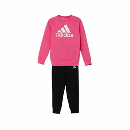 Survêtement Enfant Adidas Essentials Noir Multicouleur Rose